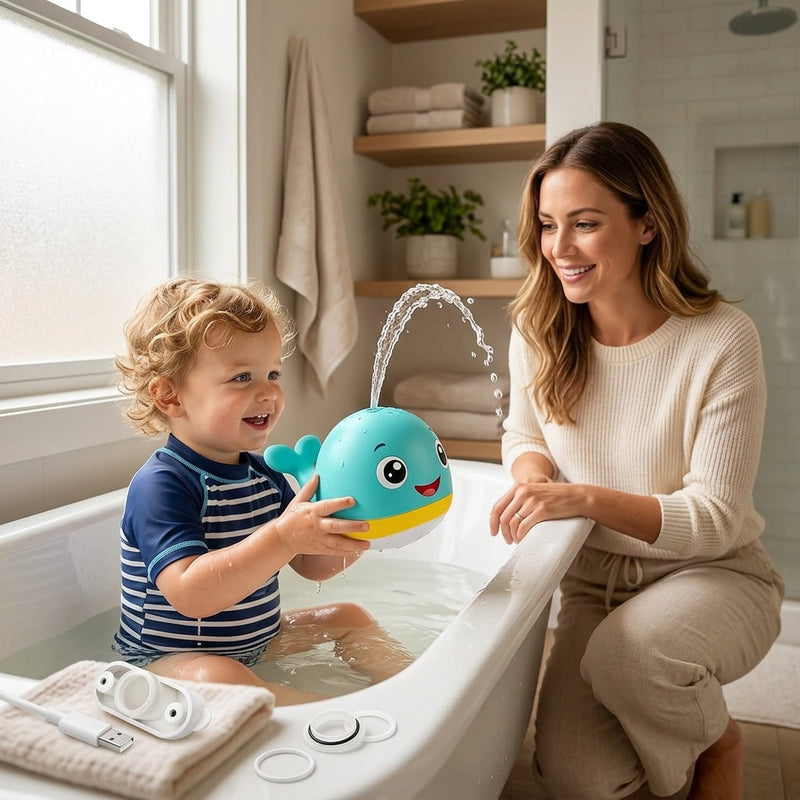 Water spray keeps them engaged