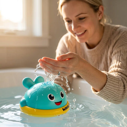 Light-Up Whale Bath Toy for Kids
