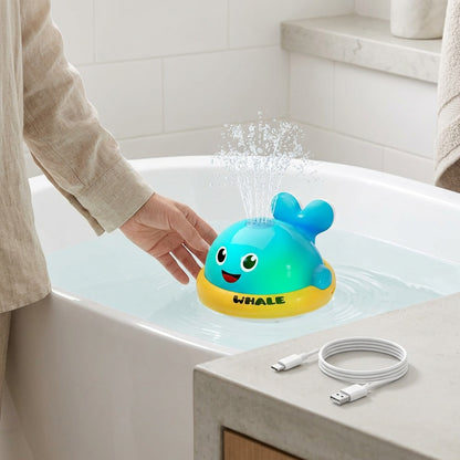 Light-Up Whale Bath Toy for Kids