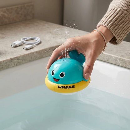 Light-Up Whale Bath Toy for Kids